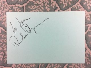 Richard Beymer - Twin Peaks - The Longest Day - West Side Story - Autograph 1970