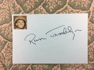Russ Tamblyn - West Side Story - The Haunting - Twin Peaks - Autograph 1981