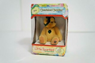 Cherished Teddies - Little Sparkles - Birthstone Bears - May - Mini Figurine W/box