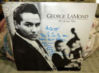 Record Album: Without You - Signed Autograph By George Lamond Latin Freestyle