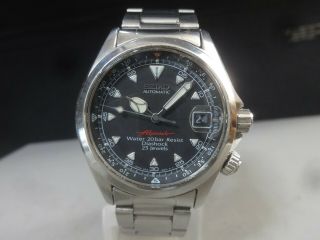 Japan 1999 Seiko Automatic Watch [alpinist] 25j 4s15 - 6000 28000bph Band