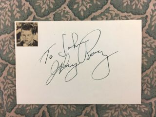 Mickey Rooney - Babes In Arms - National Velvet - Night At The Museum - Autograph
