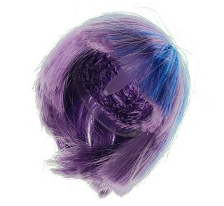 Create - A - Monster High Cam - Starter Pack - Cat Girl - Blue Purple Hair Wig Only