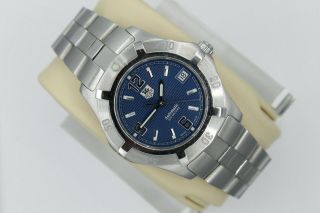 Tag Heuer 2000 Automatic Professional Wn2112.  Ba0332 Watch Mens Silver Blue Sport