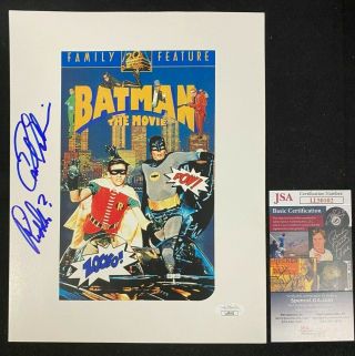 Frank Gorshin Hand Signed Autographed 8x10 " Batman The Movie Photo Jsa/coa