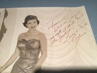 Gloria Dehaven autographed PHOTO 1960 ' S WITH DEDICATORY 2