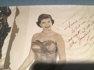 Gloria Dehaven autographed PHOTO 1960 ' S WITH DEDICATORY 3