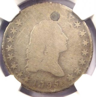 1795 Small Head Flowing Hair Half Dollar 50c (o - 126) - Ngc Ag Details (plugged)