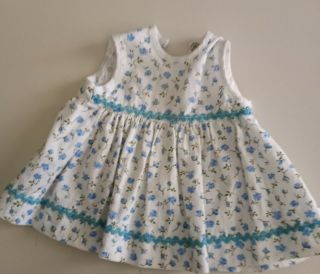 Vintage Doll Dress For 10 To 12 " Doll 1960 