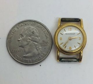 Jaeger LeCoultre Vintage 18k Yellow Gold Back Wind Ladies Watch 3