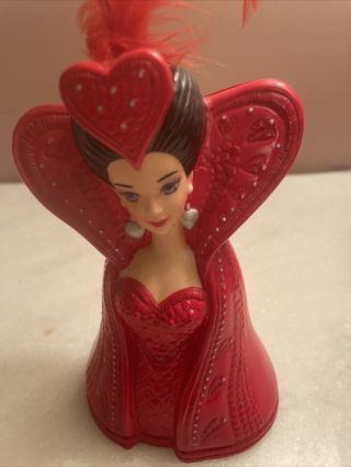 1995 Mattel Barbie Queen Of Hearts " Bob Mackie " Enesco Head Vase