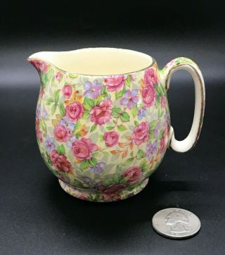 Vintage Royal Winton Grimwades English Rose Pattern Chintz Creamer / Jug