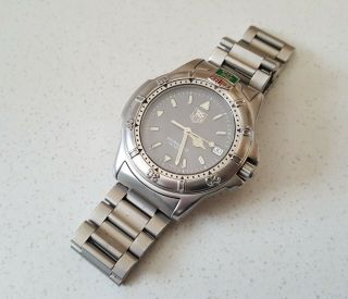 Men ' s TAG Heuer 4000 Series Professional Quartz Wrist Watch WF1111 - 0 (A) 2