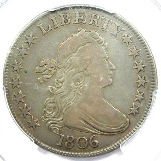 1806 Draped Bust Half Dollar 50c Coin (o - 114a R4) - Pcgs Vf20 - $725 Value