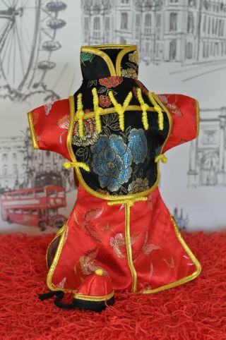 Fabulous Chinese Dress Robes For A Doll Or Teddy Bear - 28cm Long
