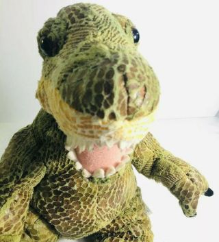 Build A Bear Plush T - Rex Dinosaur Dino Green Scaly Dino Toy Stuffed Animal