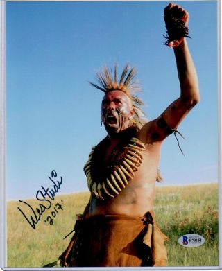 Wes Studi Bas Beckett Hand Signed 8x10 Last Of The Mohicans Photo Autograph