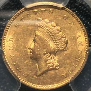 1854 Type 2 Gold Dollar == Au - 58 Pcgs === For This Elusive Type