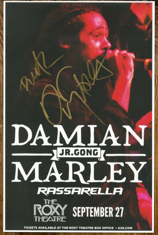 Damian Marley Autographed Gig Poster