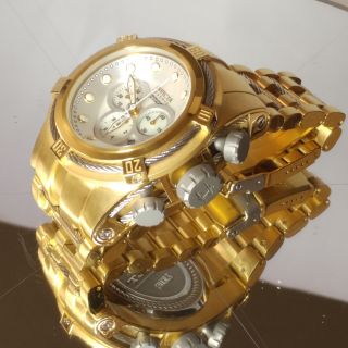 Invicta Bolt Zeus Quartz Watch | Gold Stainless Steel Case | Model 12743