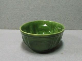HAEGER OVAL PLANTER 3929 DARK GREEN Art Pottery USA SERVING BOWL 2