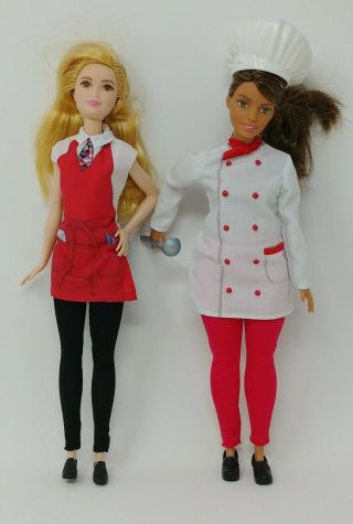 Barbie Careers Chef And Waiter Dolls You Can Be Anything Barbie