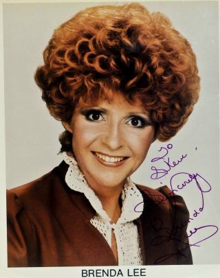 Brenda Lee (singer) Autographed Photograph - Full Color 8 X 10 Personalized