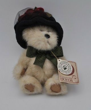 Boyds Best Dressed Wixie Lee Hackett Plush Teddy Bear 91844 Stuffed Animal