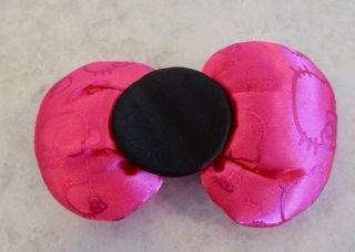 Bab Build A Bear Tagged Hello Kitty Cat Authentic Replacement Bow Pink Black