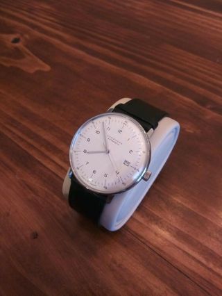 Junghans White Dial Max Bill Automatic Watch 27 - 4700.  Made In Germany