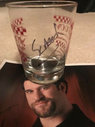 Dustin Diamond Screech Saved By The Bell Signed Glass 100 Authentic One Of Kind