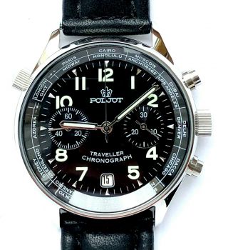 Poljot Traveller Chronograph Russian Watch 3133/1741632