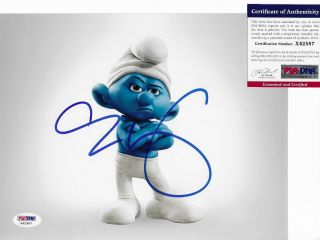 George Lopez Signed 8x10 Photo Autographed PSA/DNA Smurfs Grouchy 2