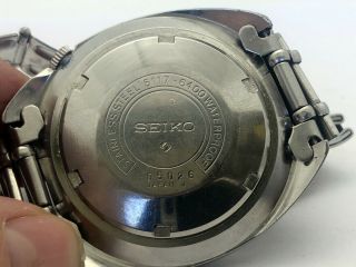 Seiko 6117 - 6400 World Time GMT Navigator Oct 1969 Automatic Bracelet 5