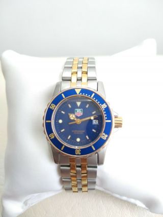 Tag Heuer 1500 Submnariner Ladys Blue Dial Black Wd1423 Combined