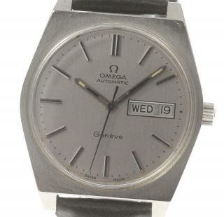Omega Geneve Day Date Cal,  1022 Silver Dial Automatic Men 