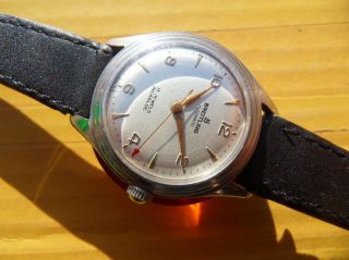 Vintage SWISS Breitling 17 Jewels Automatic Men ' s Watch,  1951 ' s 3