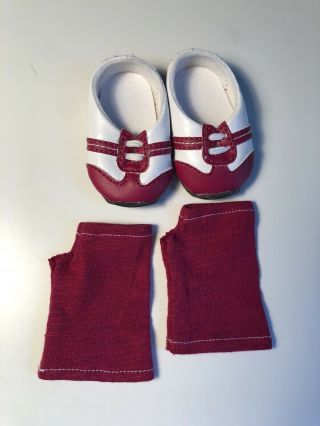 American Girl Doll Fresh And Fun Sneakers Arm Warmers Magenta Outfit Parts Only