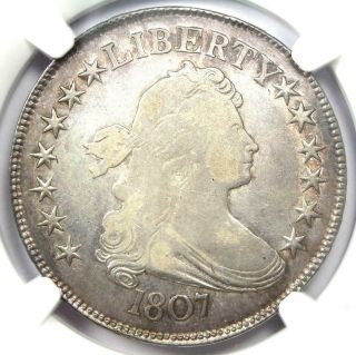 1807 Draped Bust Half Dollar 50c Coin O - 109a - Certified Ngc Fine Details