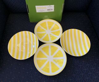 Lenox Kate Spade With A Twist Tidbit Plates Set Of 4 1st Quality
