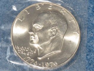 1776 - 1976 - S Eisenhower Bicentennial 40 Silver Dollar Bu Roll Of 20 Coins