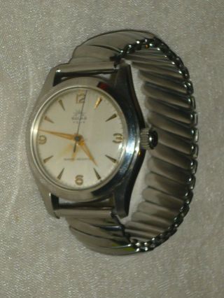 Vintage Tudor Solar Aqua By Rolex Oyster Co Wristwatch 17 Jewels Auto Running