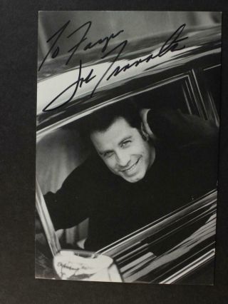 John Travolta (grease Pulp Fiction Saturday Night Fever) Autograph Photo