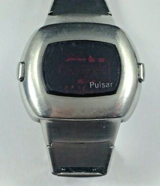 Pulsar P3 Date Command Vintage Led Men 