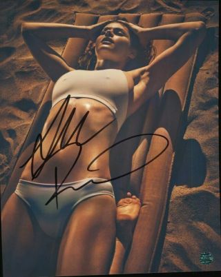 Alexandra Daddario 8 X10 Signed Photo Actress American Horror Story Baywatch