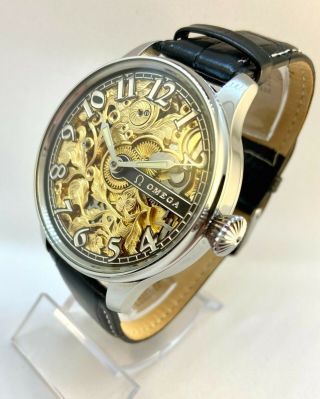 Luxury Best Brand Skeleton Watch Mechanical swiss watch vintage pocket movement 4