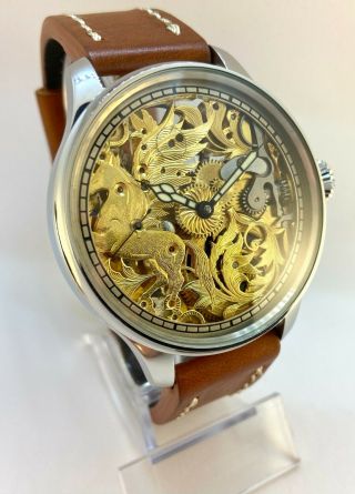 Luxury Best Brand Skeleton Watch Pocket Mechanical Swiss Movement Vintage Watch 2