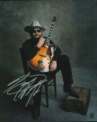 Hank Williams Jr Autographed 8 X 10 Photo Singer Songwriter Hall Of Fame