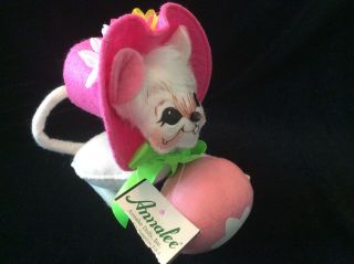 2013 Annalee 6 " Easter Egg Mouse Doll 201213 One Tooth Ships
