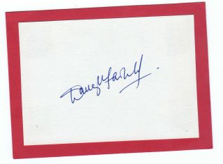 Douglas Fairbanks Junior Authentically Signed Card
